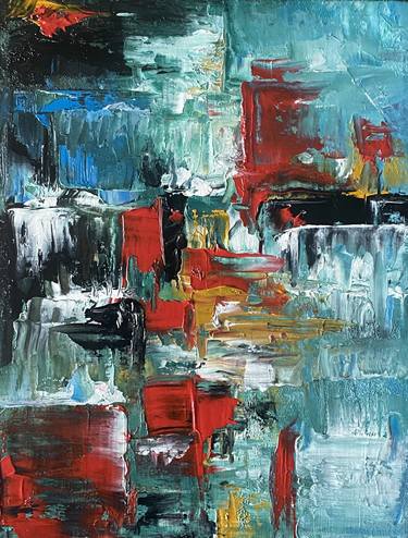 Original Abstract Expressionism Abstract Paintings by Marcus Sprigens