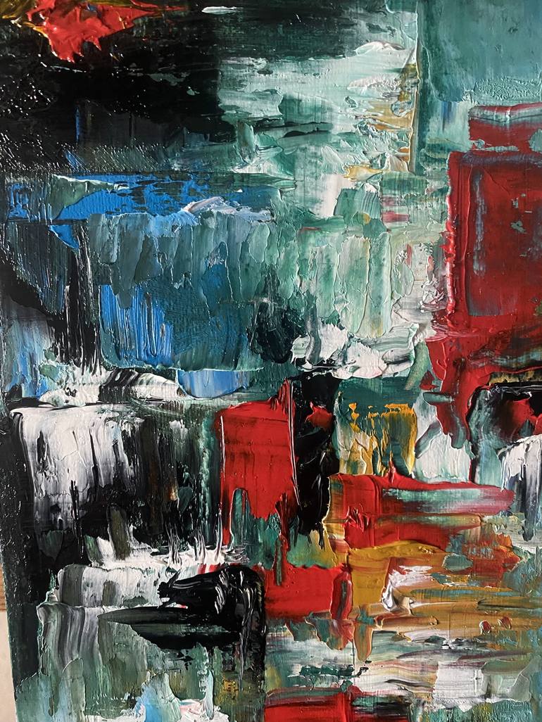 Original Abstract Expressionism Abstract Painting by Marcus Sprigens