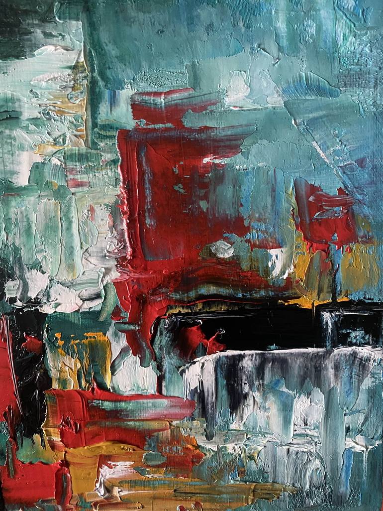 Original Abstract Expressionism Abstract Painting by Marcus Sprigens