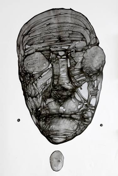 Original Abstract Portrait Drawings by Denis Haracic