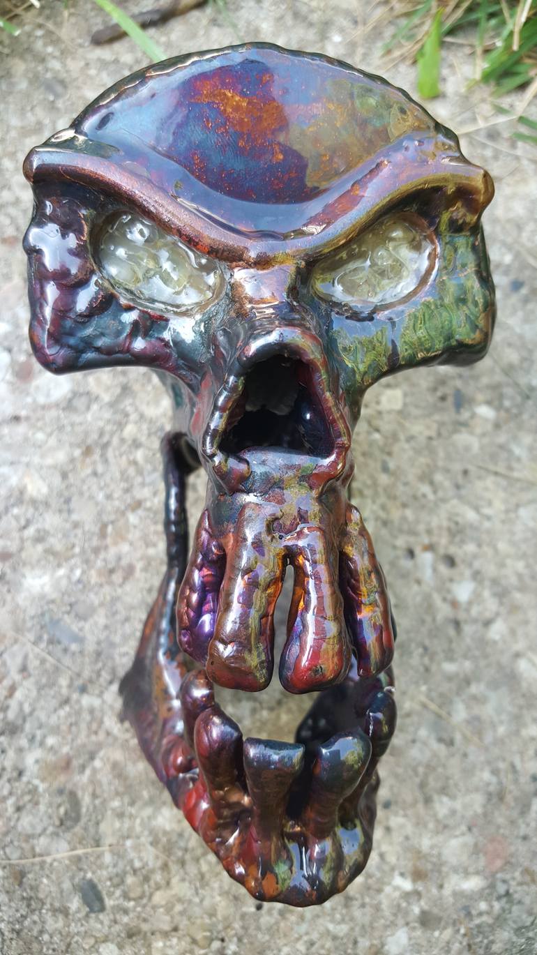 Original Expressionism Cartoon Sculpture by Richard Pauza