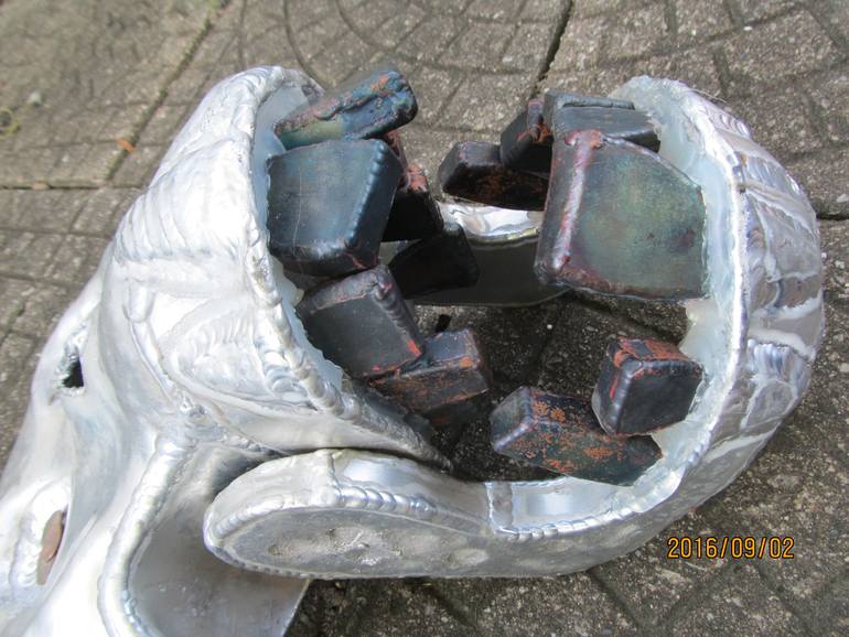 Original Modernism Cartoon Sculpture by Richard Pauza