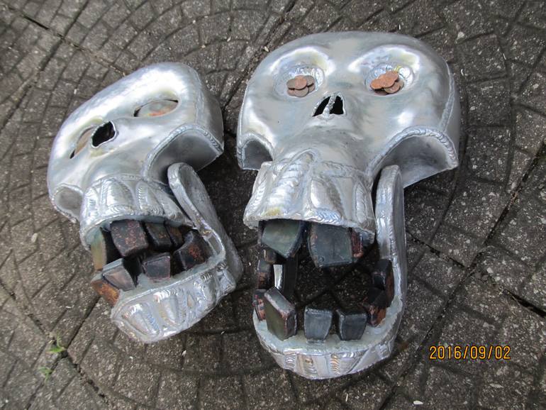 Original Modernism Cartoon Sculpture by Richard Pauza