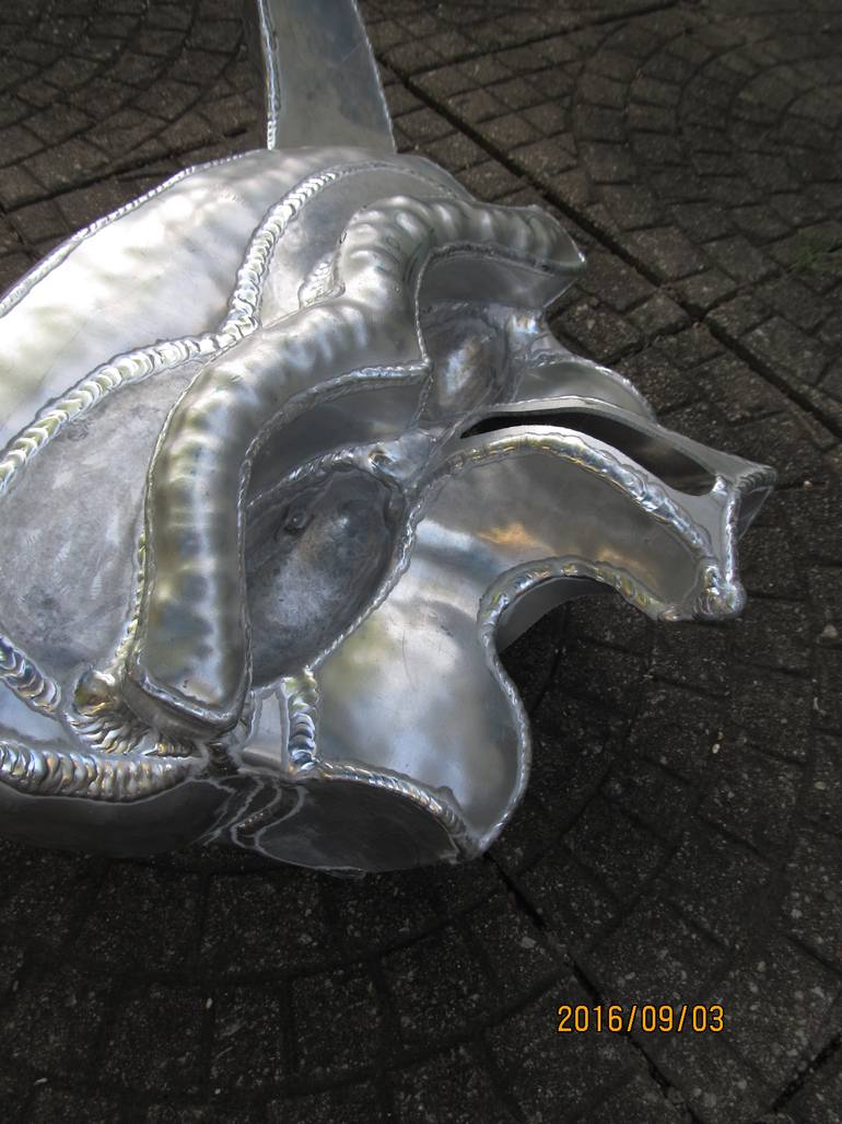 Original Modernism Fantasy Sculpture by Richard Pauza