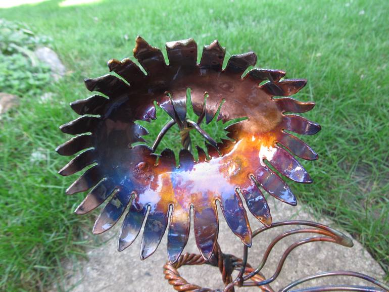 Original Surrealism Floral Sculpture by Richard Pauza