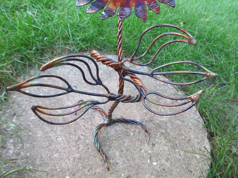 Original Surrealism Floral Sculpture by Richard Pauza