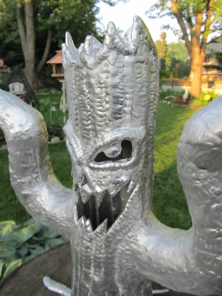 Original Surrealism Landscape Sculpture by Richard Pauza