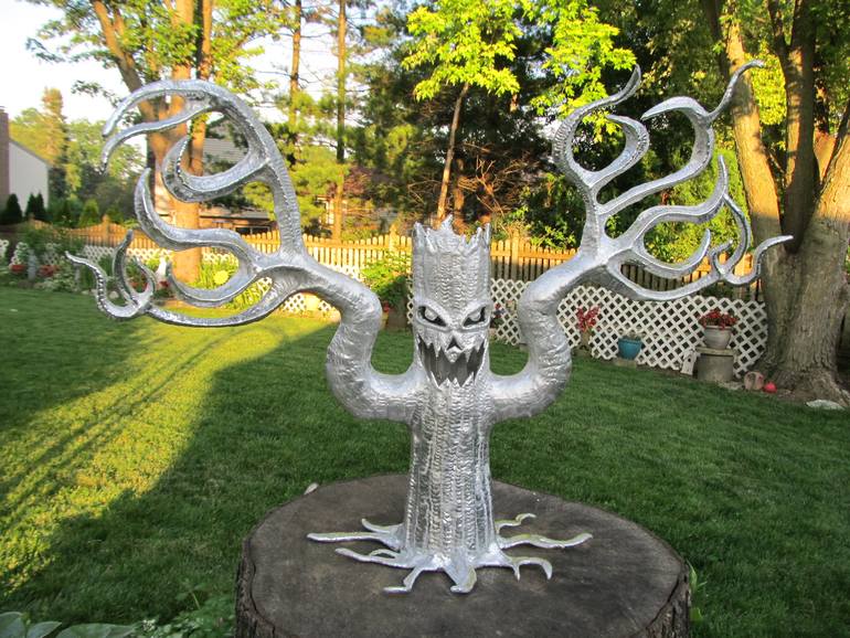 Original Surrealism Landscape Sculpture by Richard Pauza