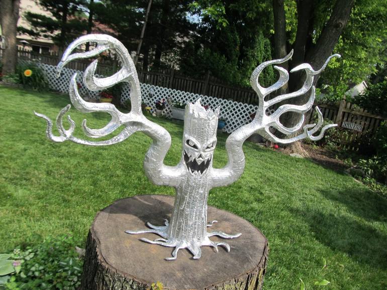 Original Surrealism Landscape Sculpture by Richard Pauza