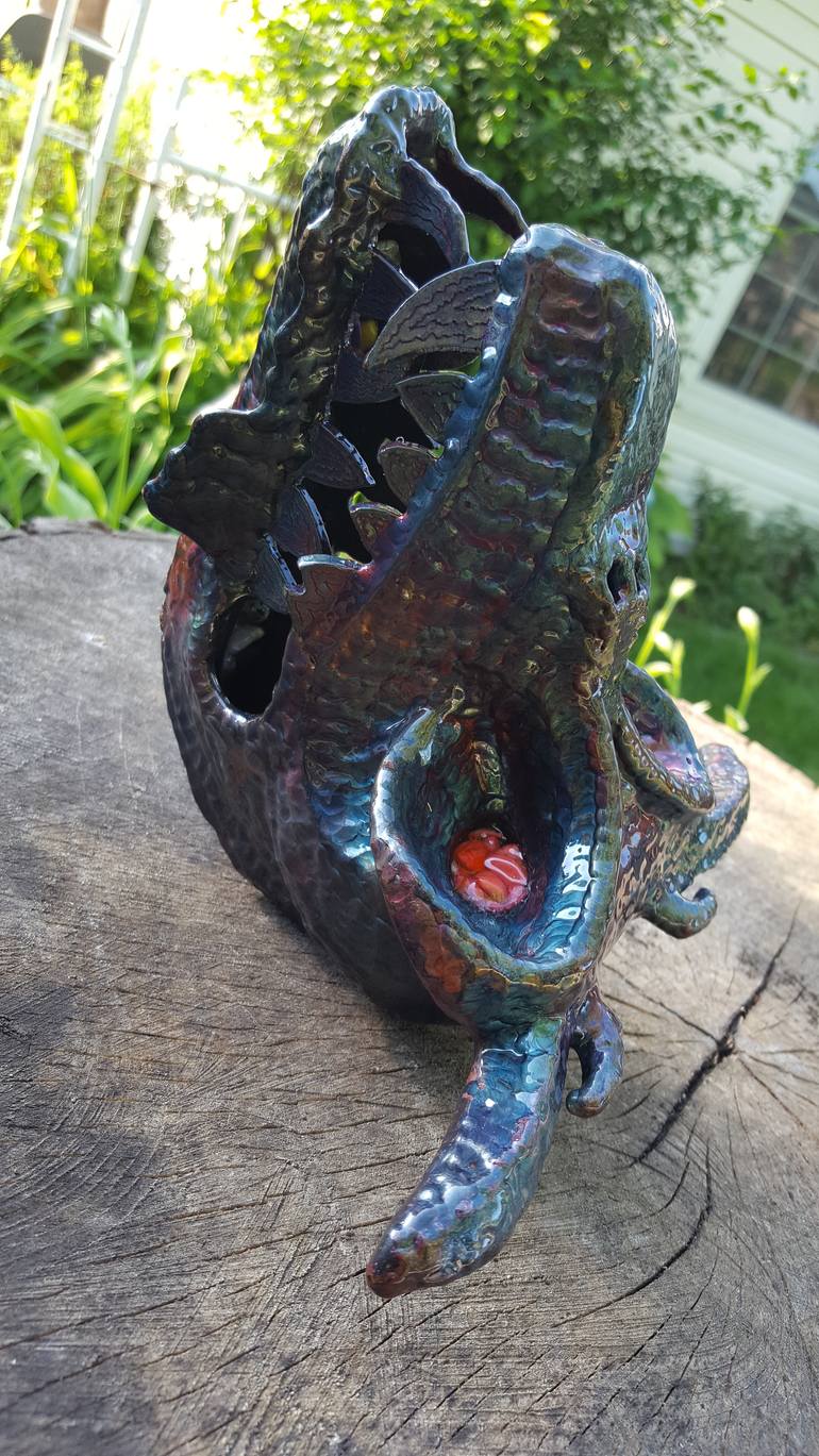 Original Surrealism Fantasy Sculpture by Richard Pauza