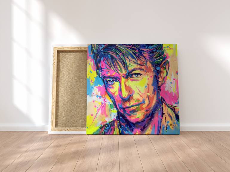 Original Abstract Pop Culture/Celebrity Painting by Biltu Ghosh
