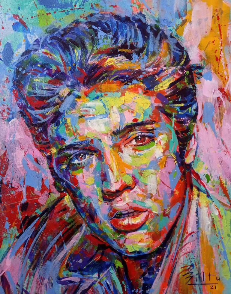 elvis abstract art