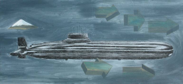 Submarine Painting by Mladen Vukres Saatchi Art