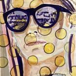 Dark-rimmed sunglasses by Marie Mariestyle