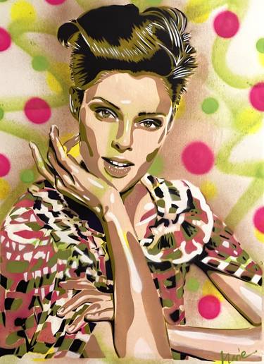 Original Pop Culture/Celebrity Painting by Marie Mariestyle