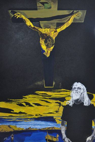 Homage to Salvador Dali The Big Yins portrait of Billy Connolly as seen on BBC Arts thumb