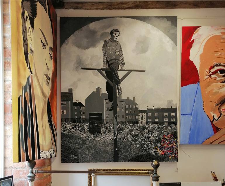 Original Conceptual Children Painting by John Mcdonald