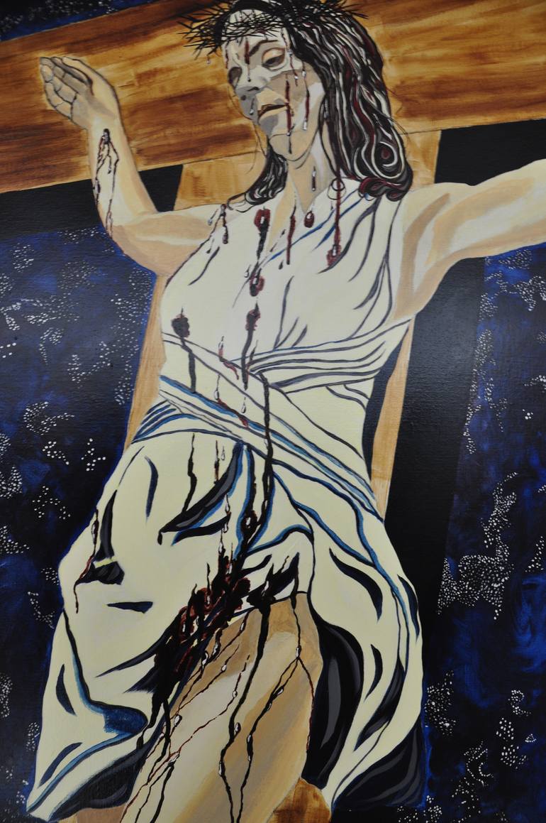 Original Conceptual Women Painting by John Mcdonald