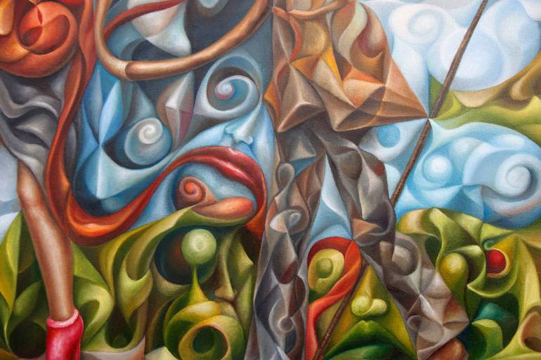 Original Contemporary People Painting by Alex Lavrov