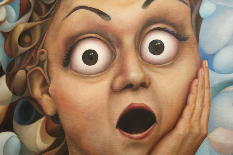 Original Contemporary People Painting by Alex Lavrov