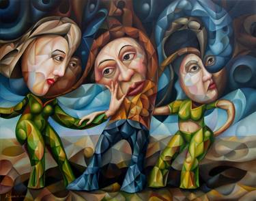 Original People Paintings by Alex Lavrov