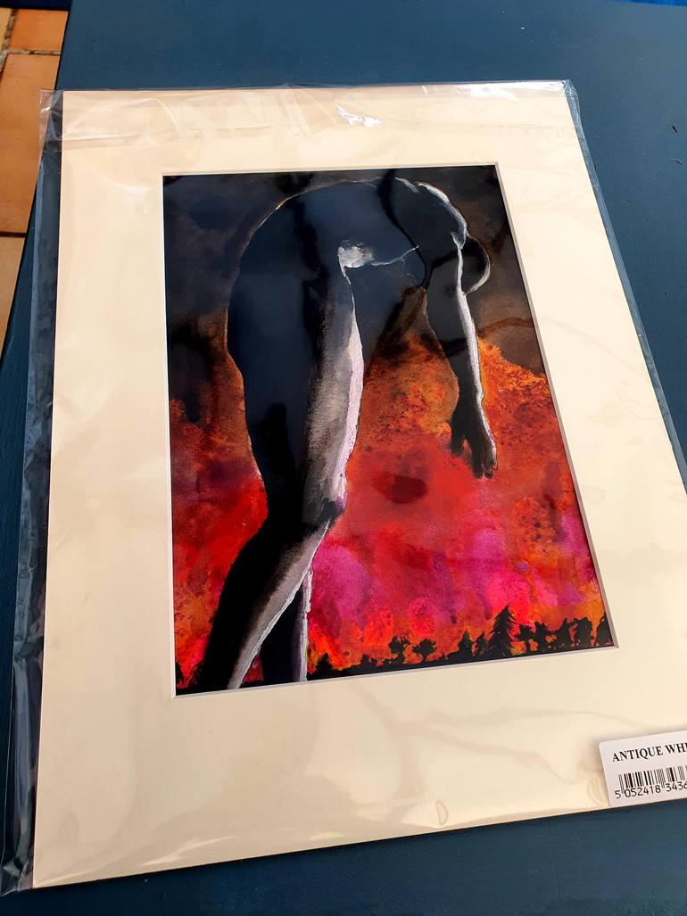 Original Figurative People Painting by Georgiana Luiza Nicolae 