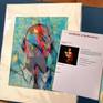 mounted artwork and certificate of authenticity