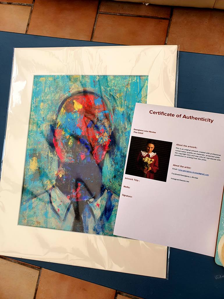 Original Figurative People Painting by Georgiana Luiza Nicolae 