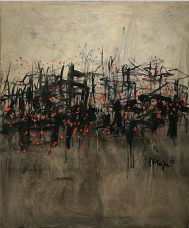 Original Abstract Expressionism Abstract Paintings by Maya Jimsheleishvili