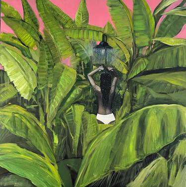 Original Contemporary Botanic Painting by Maya Jimsheleishvili