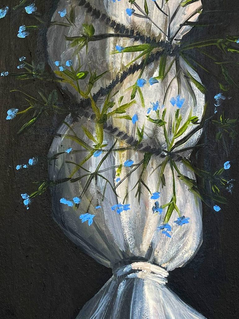 Original Black & White Women Painting by Maya Jimsheleishvili