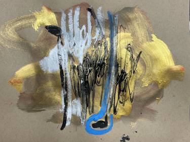 Original Abstract Expressionism Abstract Drawing by Maya Jimsheleishvili