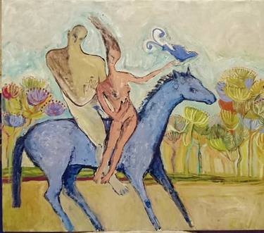 Original Expressionism Fantasy Paintings by Maya Jimsheleishvili