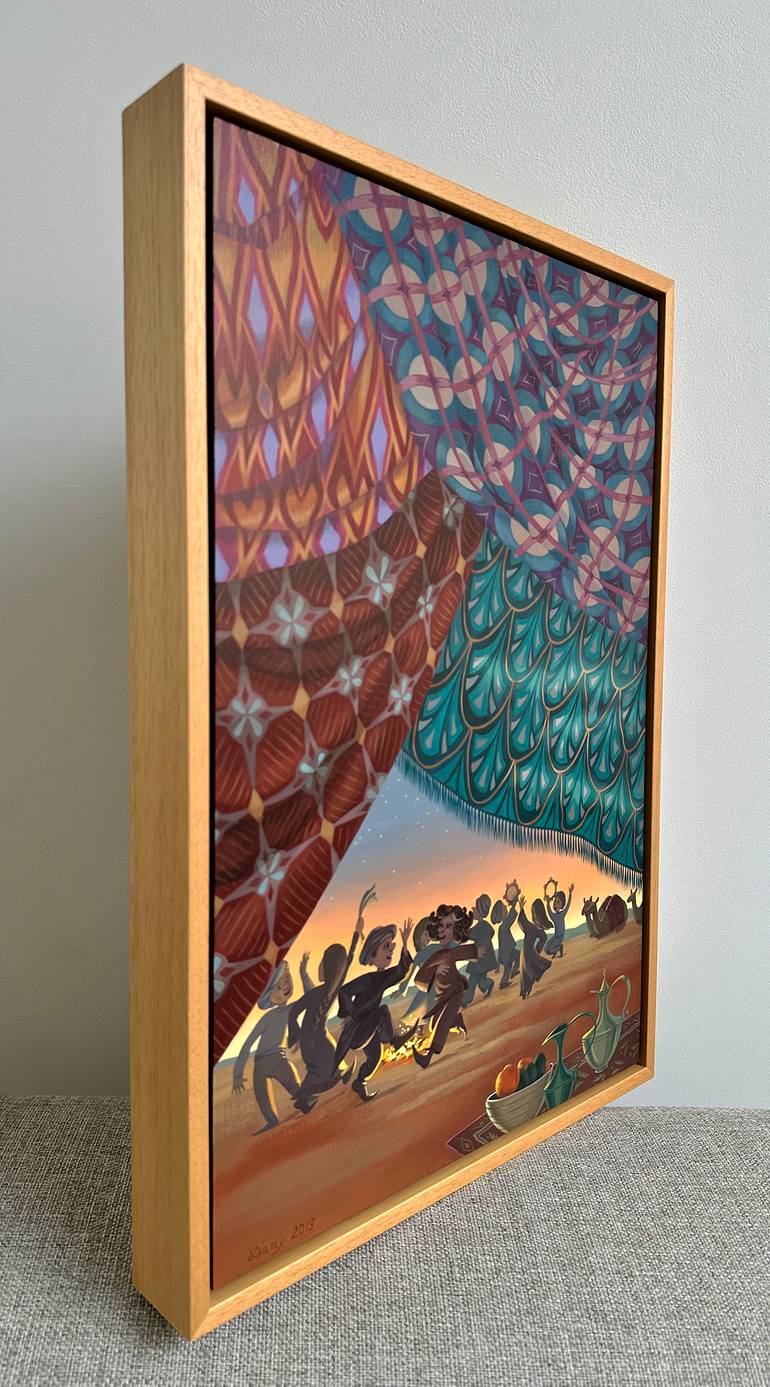 Original Figurative Music Painting by Dany Paragouteva