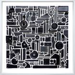 Absent Histories - Combination Piece (Black No1) by Steve McPherson