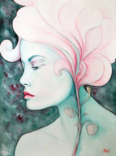 Print of Figurative Floral Paintings by Nuno Pinto