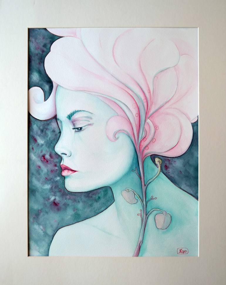 Original Figurative Floral Painting by Nuno Pinto