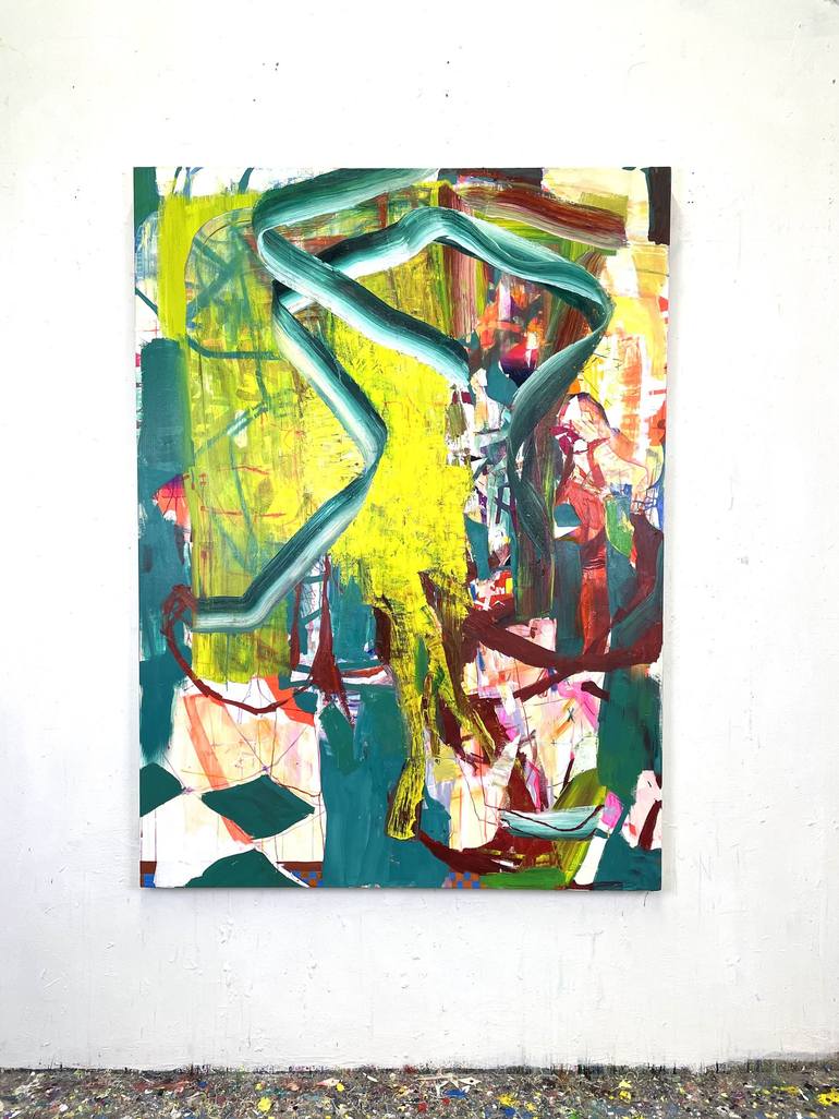 Original Abstract Painting by Galen Cheney