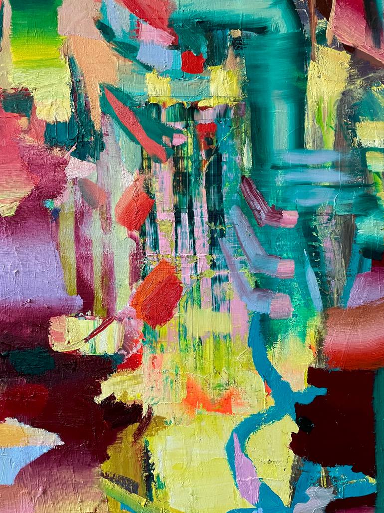 Original Abstract Expressionism Abstract Painting by Galen Cheney
