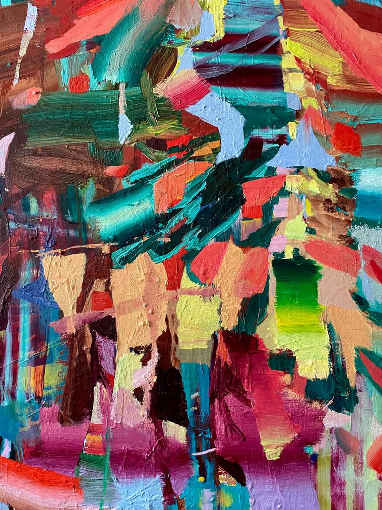 Original Abstract Expressionism Abstract Painting by Galen Cheney