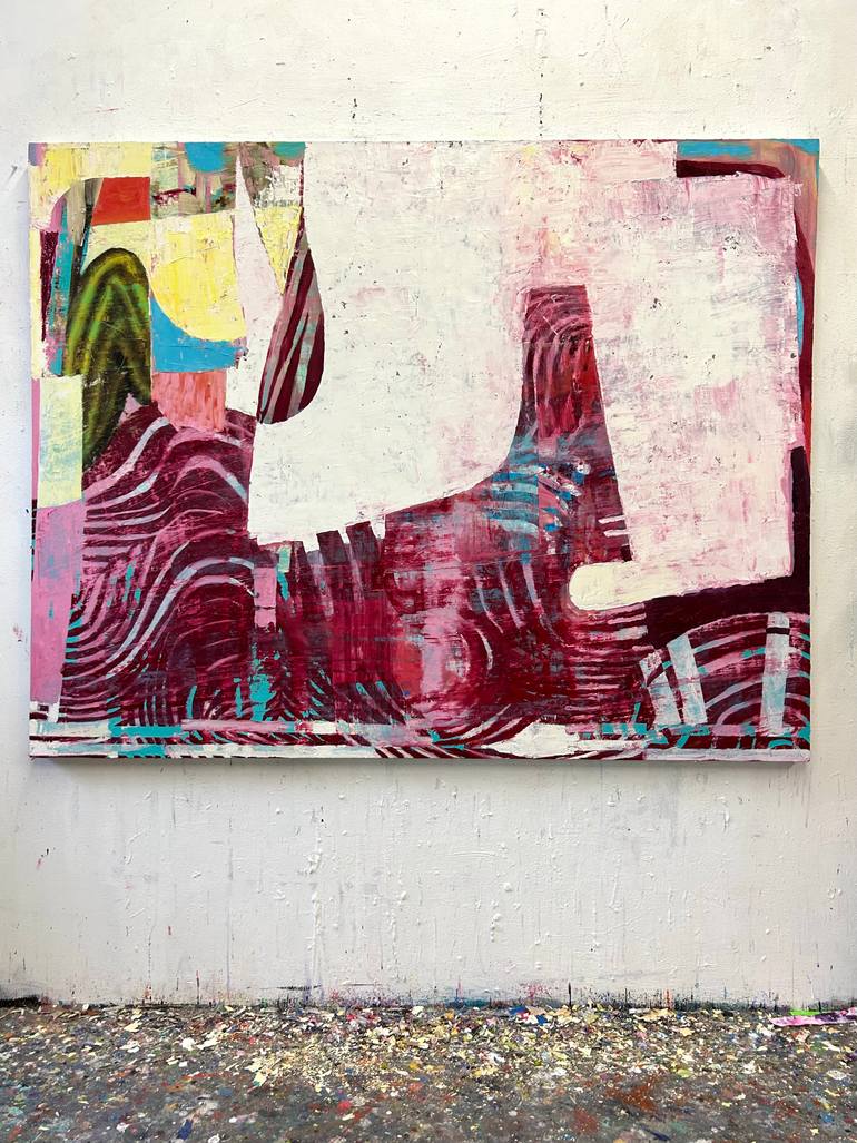 Original Abstract Expressionism Abstract Painting by Galen Cheney