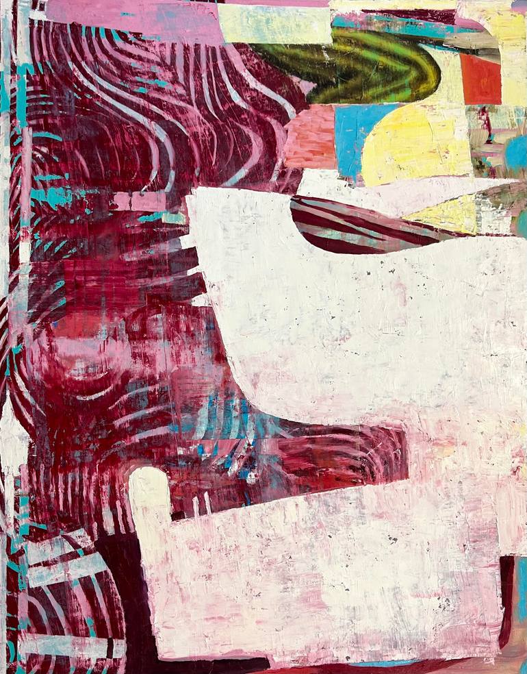Original Abstract Expressionism Abstract Painting by Galen Cheney