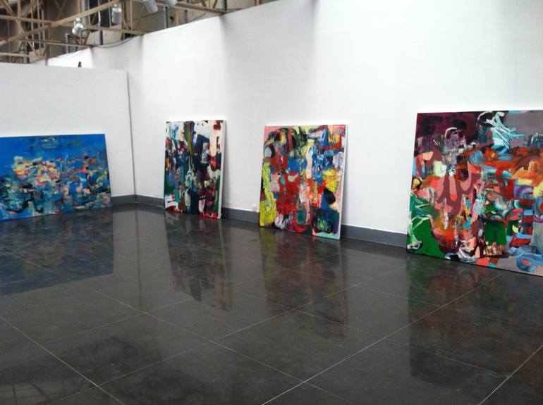 Original Abstract Expressionism Abstract Painting by Galen Cheney