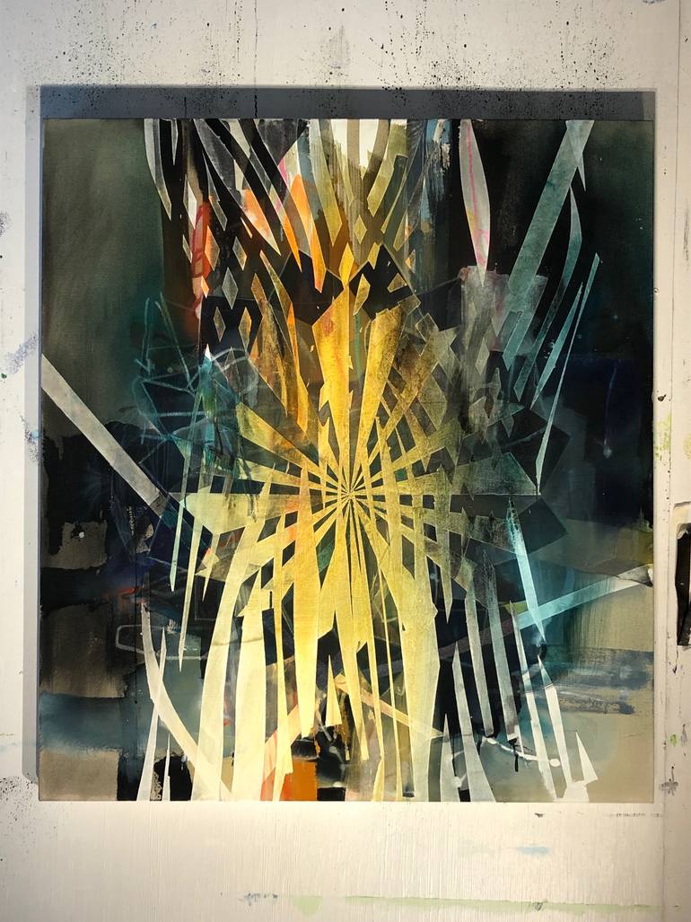 Original Abstract Expressionism Abstract Painting by Galen Cheney