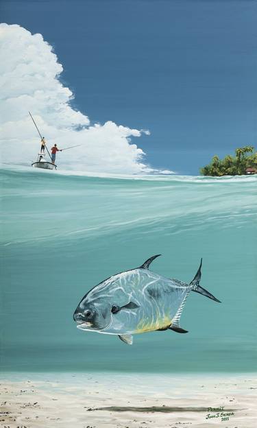 Original Fish Paintings by Juan Serra