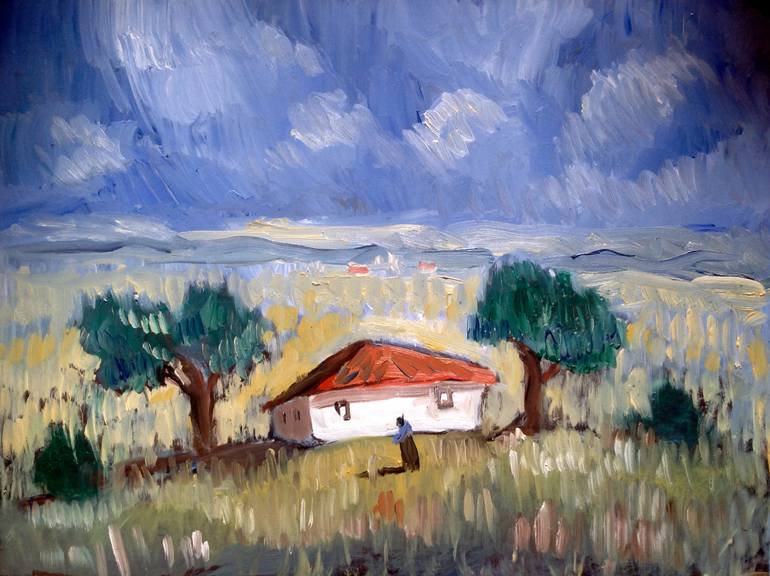 Original Impressionism Home Painting by Angus Macdonald