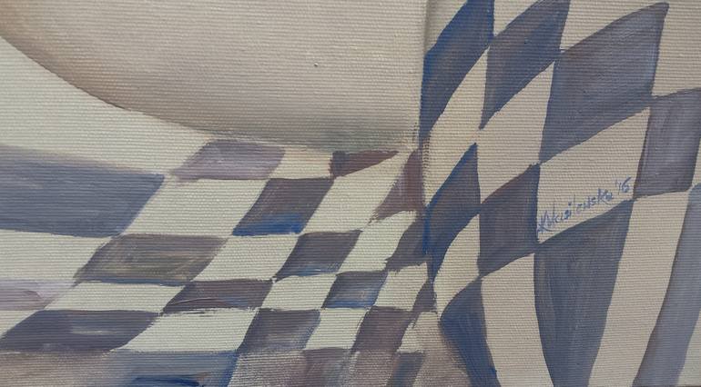 Original Illustration Abstract Painting by Katarzyna Wasilewska