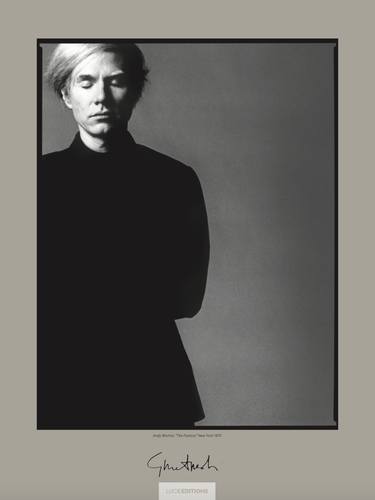 Signed "Andy Warhol, "The Factory" New York, 1972" by Victor Skrebneski - Limited Edition 17 of 50 thumb
