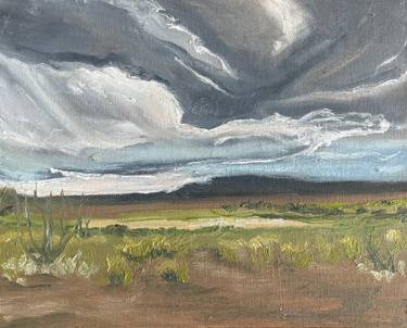 Original Realism Landscape Paintings by Vidya Rani Alur Silina