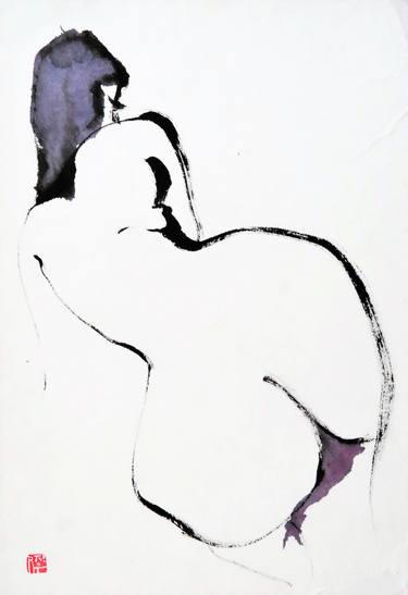 Print of Conceptual Nude Drawings by Changwoo Yoon